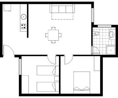 D&eacute;tails, images et prix de l'appartement&nbsp;Mozart - Anna Caf&egrave;, Budapest n.10