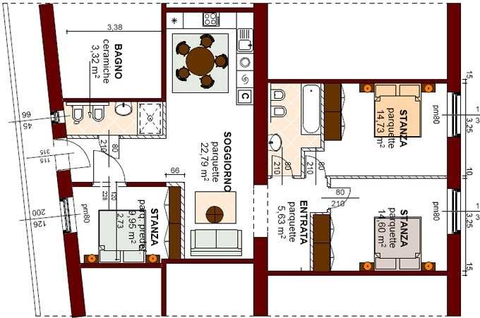 Details, pictures and price of the apartment&nbsp;Bizet - Semmelweis 2, Budapest n.9